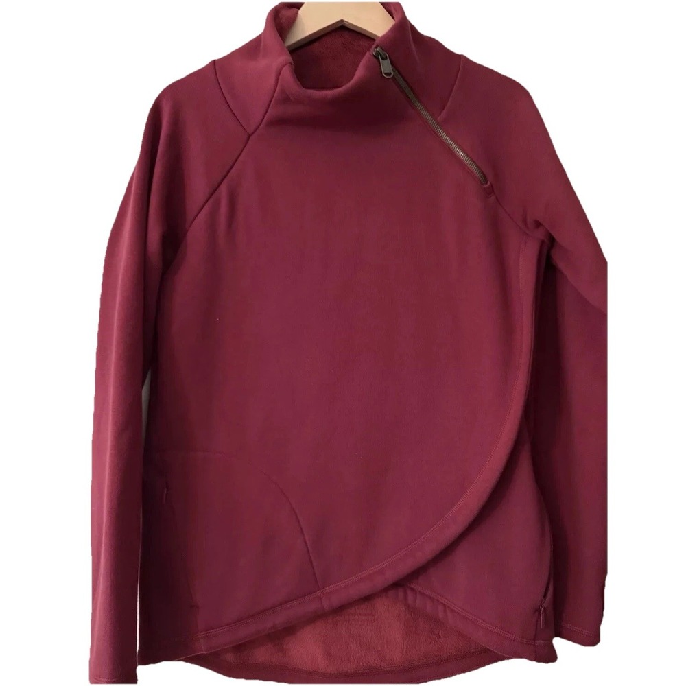 Athleta Cozy Karma SZ Small Sweatshirt HYGGE Lined Gorpcore Thick Athleisure